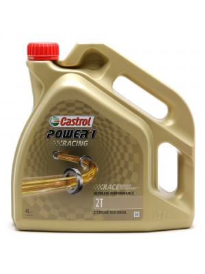 Castrol Power 1 Racing 2T vollsynthetisches Motorrad Motoröl 4l Kanne